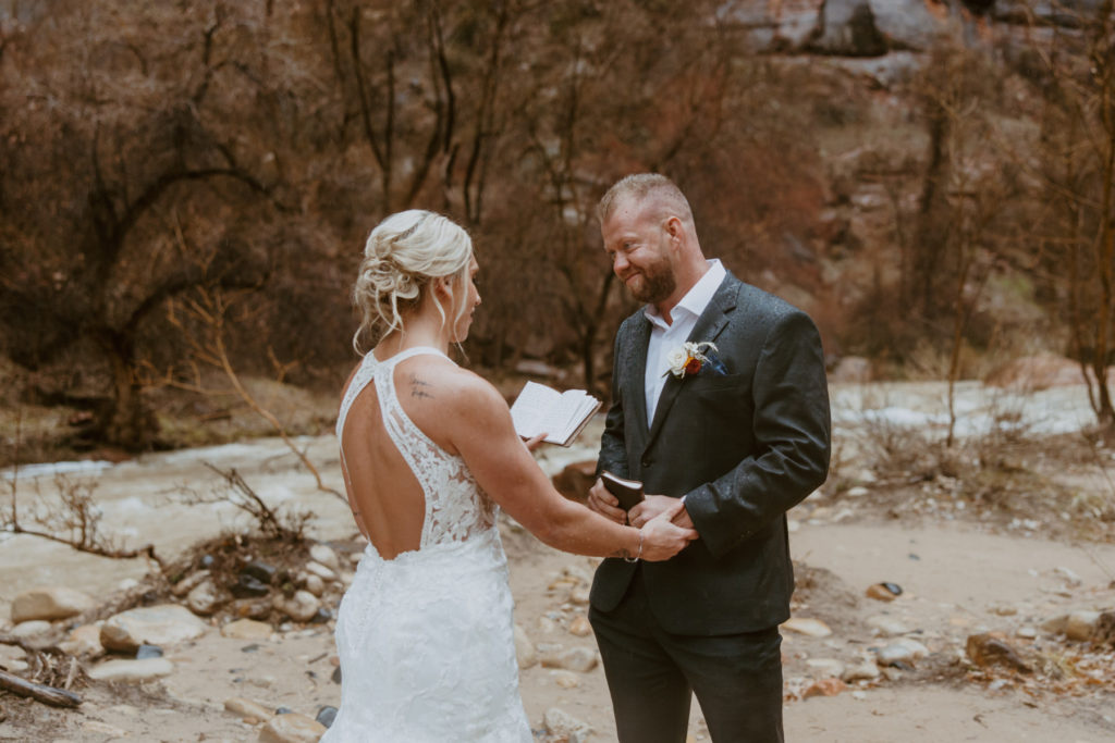 Melissa and Luke, Zion National Park Temple of Sinawava Utah Elopement - Southern Utah Photographer, Emily Dawn Photo