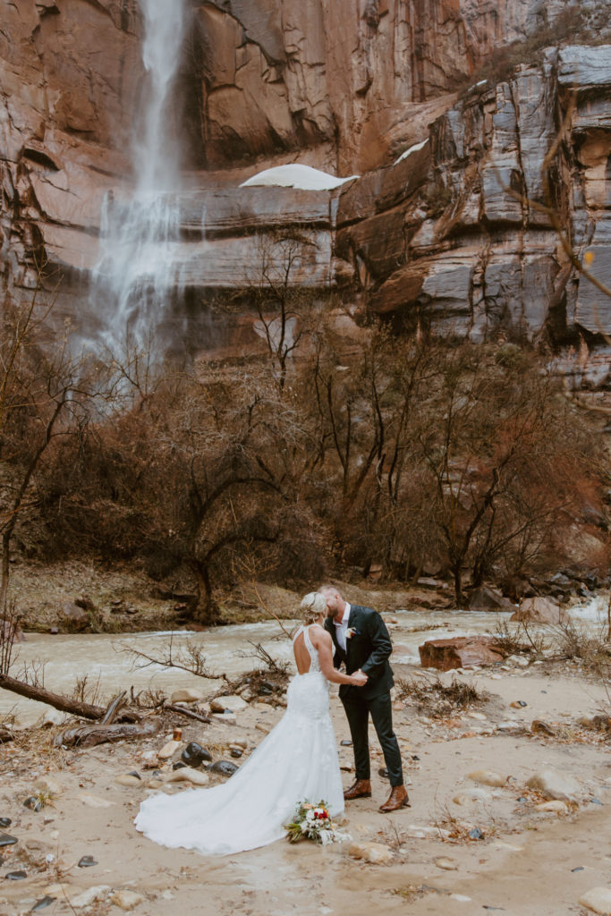 Melissa and Luke, Zion National Park Temple of Sinawava Utah Elopement - Southern Utah Photographer, Emily Dawn Photo