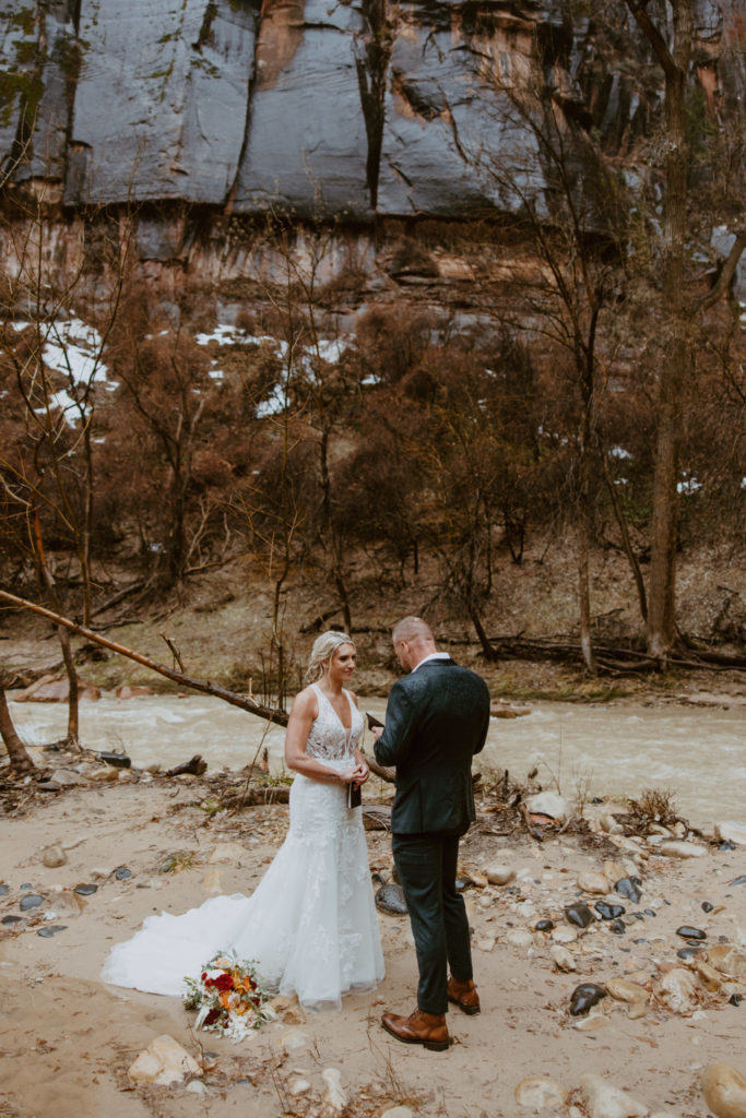 Melissa and Luke, Zion National Park Temple of Sinawava Utah Elopement - Southern Utah Photographer, Emily Dawn Photo