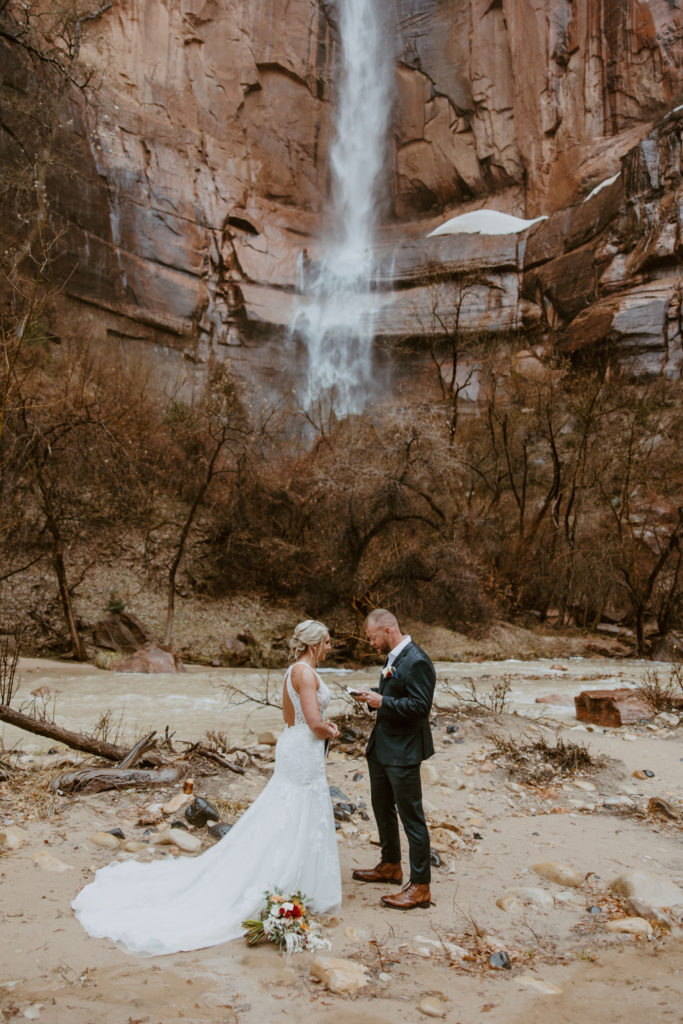 Melissa and Luke, Zion National Park Temple of Sinawava Utah Elopement - Southern Utah Photographer, Emily Dawn Photo