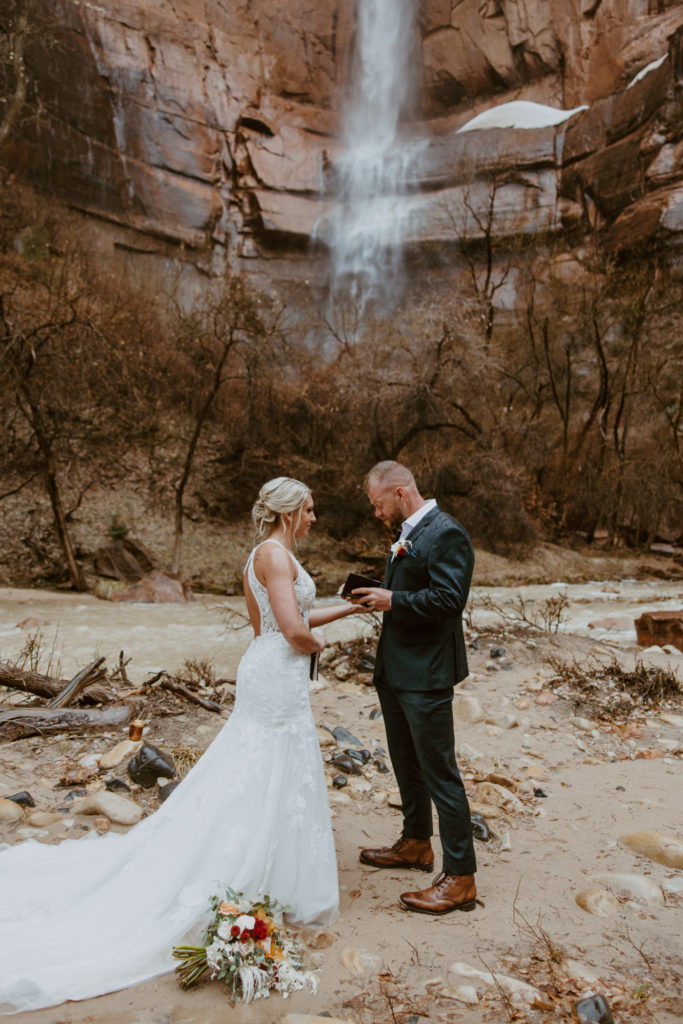 Melissa and Luke, Zion National Park Temple of Sinawava Utah Elopement - Southern Utah Photographer, Emily Dawn Photo