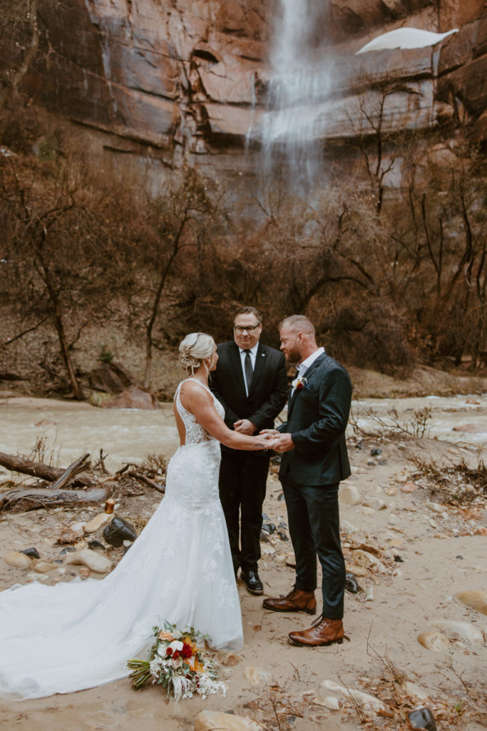 Melissa and Luke, Zion National Park Temple of Sinawava Utah Elopement - Southern Utah Photographer, Emily Dawn Photo