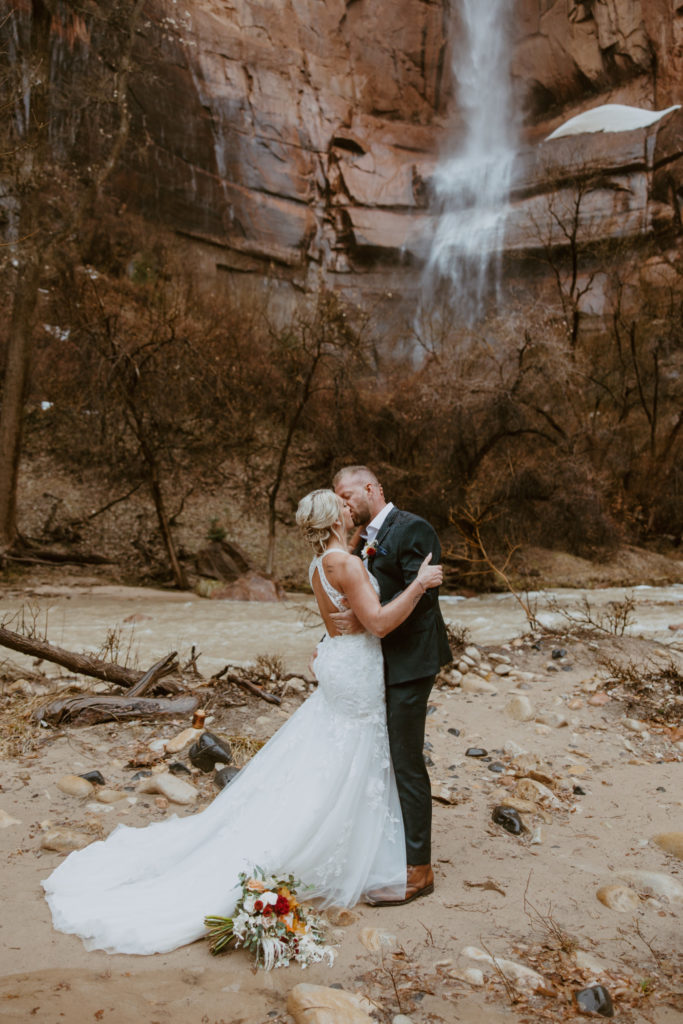 Melissa and Luke, Zion National Park Temple of Sinawava Utah Elopement - Southern Utah Photographer, Emily Dawn Photo