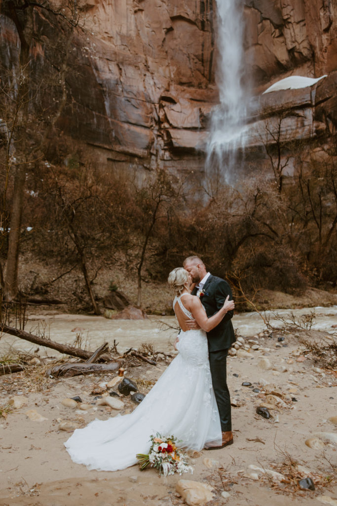 Melissa and Luke, Zion National Park Temple of Sinawava Utah Elopement - Southern Utah Photographer, Emily Dawn Photo