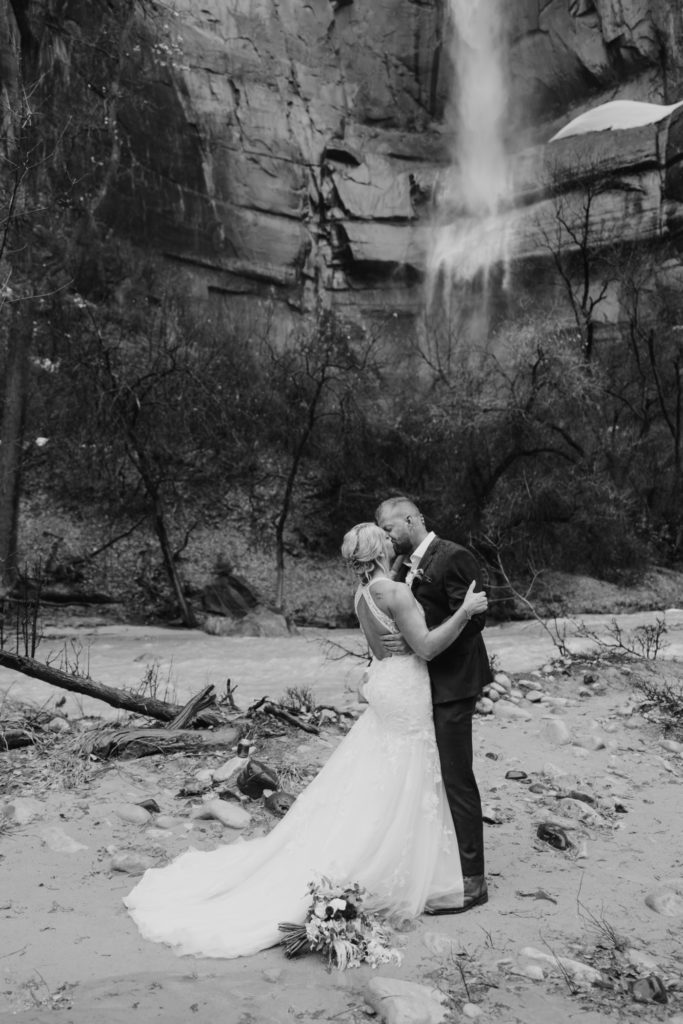 Melissa and Luke, Zion National Park Temple of Sinawava Utah Elopement - Southern Utah Photographer, Emily Dawn Photo