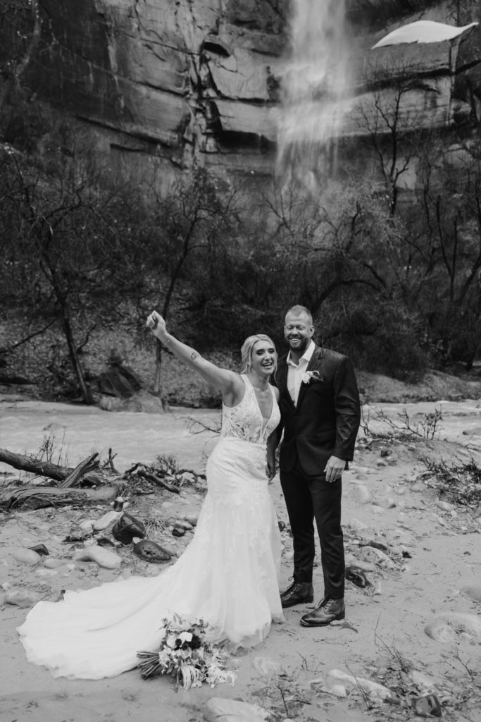 Melissa and Luke, Zion National Park Temple of Sinawava Utah Elopement - Southern Utah Photographer, Emily Dawn Photo