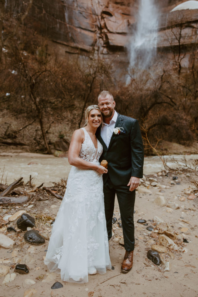 Melissa and Luke, Zion National Park Temple of Sinawava Utah Elopement - Southern Utah Photographer, Emily Dawn Photo