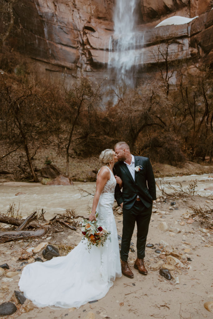 Melissa and Luke, Zion National Park Temple of Sinawava Utah Elopement - Southern Utah Photographer, Emily Dawn Photo