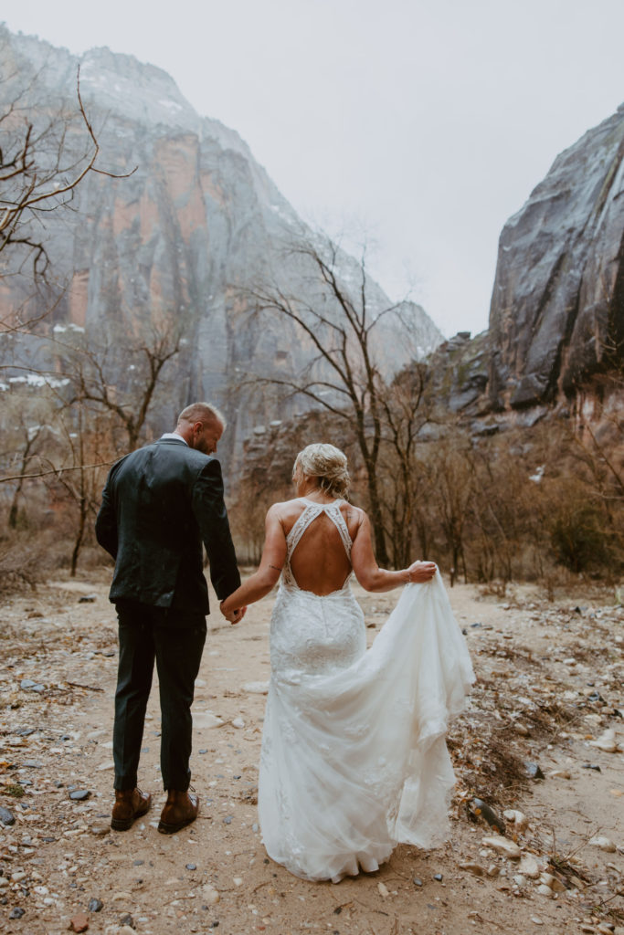 Melissa and Luke, Zion National Park Temple of Sinawava Utah Elopement - Southern Utah Photographer, Emily Dawn Photo