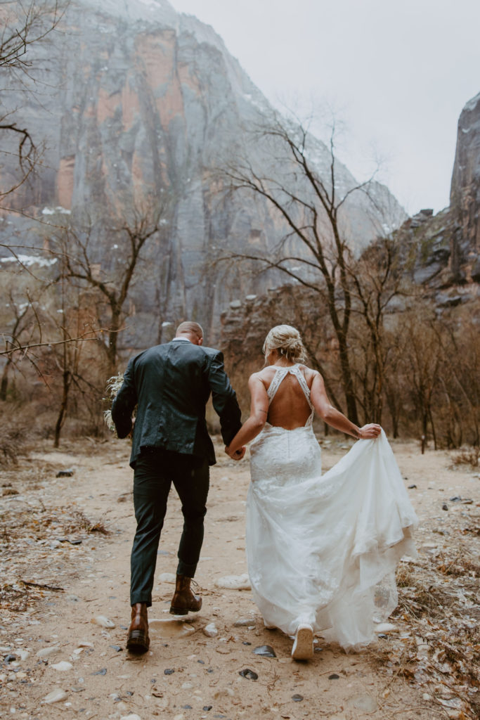 Melissa and Luke, Zion National Park Temple of Sinawava Utah Elopement - Southern Utah Photographer, Emily Dawn Photo