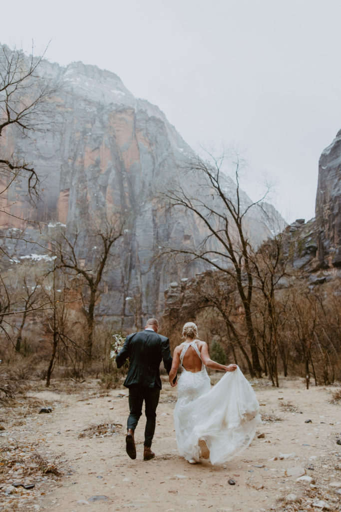 Melissa and Luke, Zion National Park Temple of Sinawava Utah Elopement - Southern Utah Photographer, Emily Dawn Photo