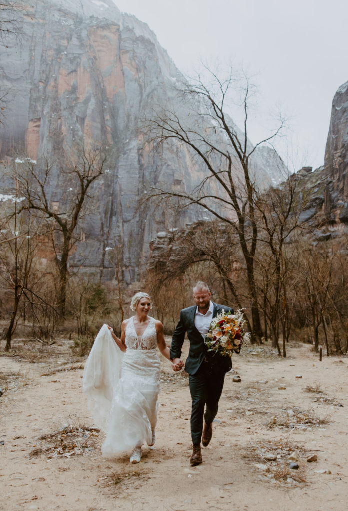 Melissa and Luke, Zion National Park Temple of Sinawava Utah Elopement - Southern Utah Photographer, Emily Dawn Photo