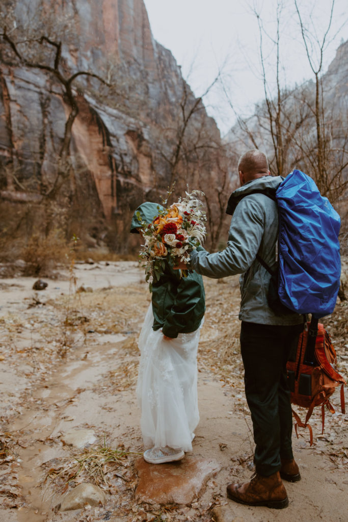 Melissa and Luke, Zion National Park Temple of Sinawava Utah Elopement - Southern Utah Photographer, Emily Dawn Photo