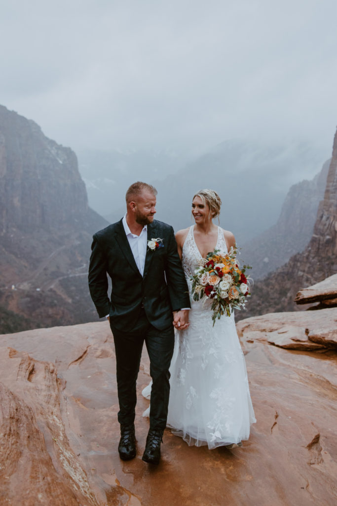 Melissa and Luke, Zion National Park Temple of Sinawava Utah Elopement - Southern Utah Photographer, Emily Dawn Photo