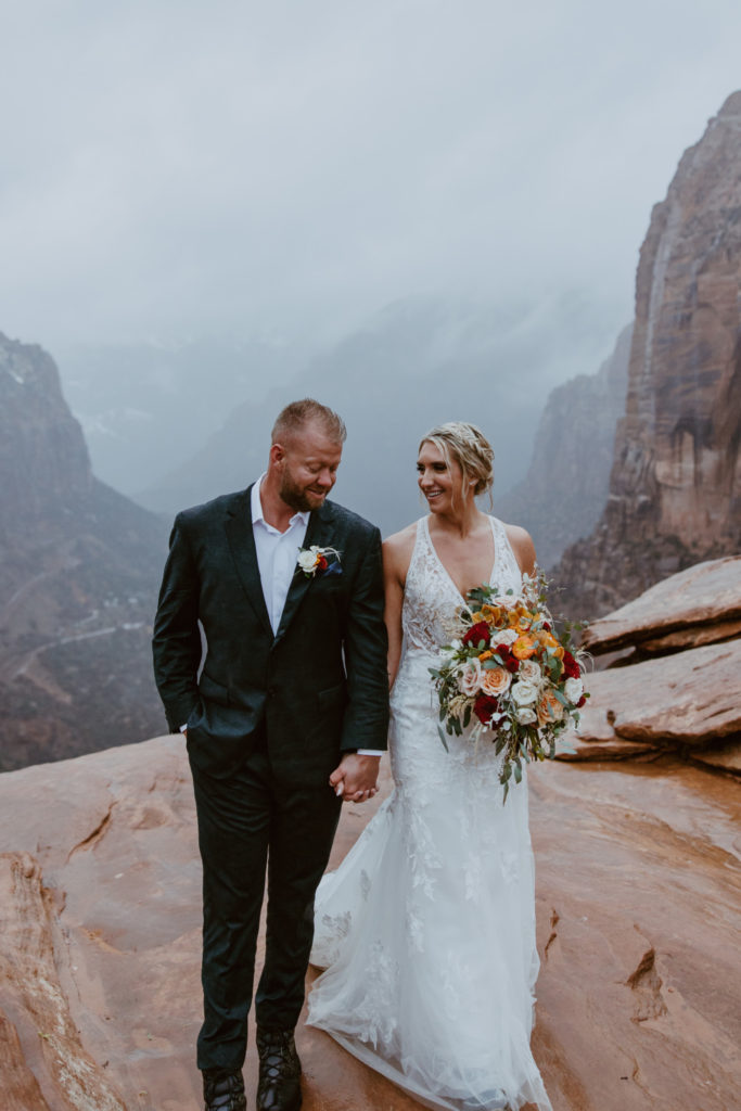 Melissa and Luke, Zion National Park Temple of Sinawava Utah Elopement - Southern Utah Photographer, Emily Dawn Photo