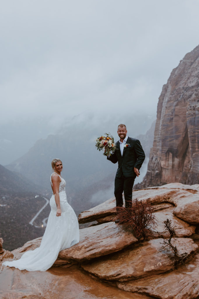 Melissa and Luke, Zion National Park Temple of Sinawava Utah Elopement - Southern Utah Photographer, Emily Dawn Photo