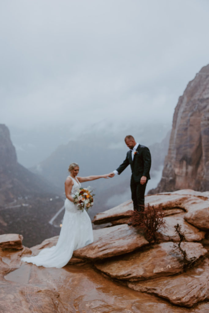 Melissa and Luke, Zion National Park Temple of Sinawava Utah Elopement - Southern Utah Photographer, Emily Dawn Photo