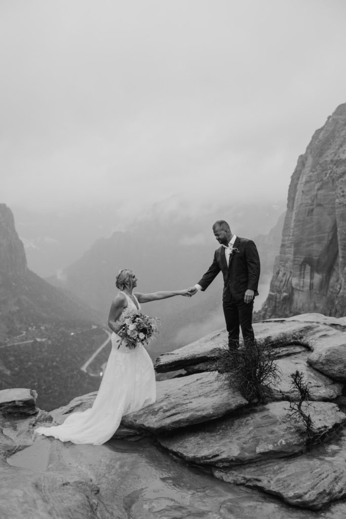 Melissa and Luke, Zion National Park Temple of Sinawava Utah Elopement - Southern Utah Photographer, Emily Dawn Photo