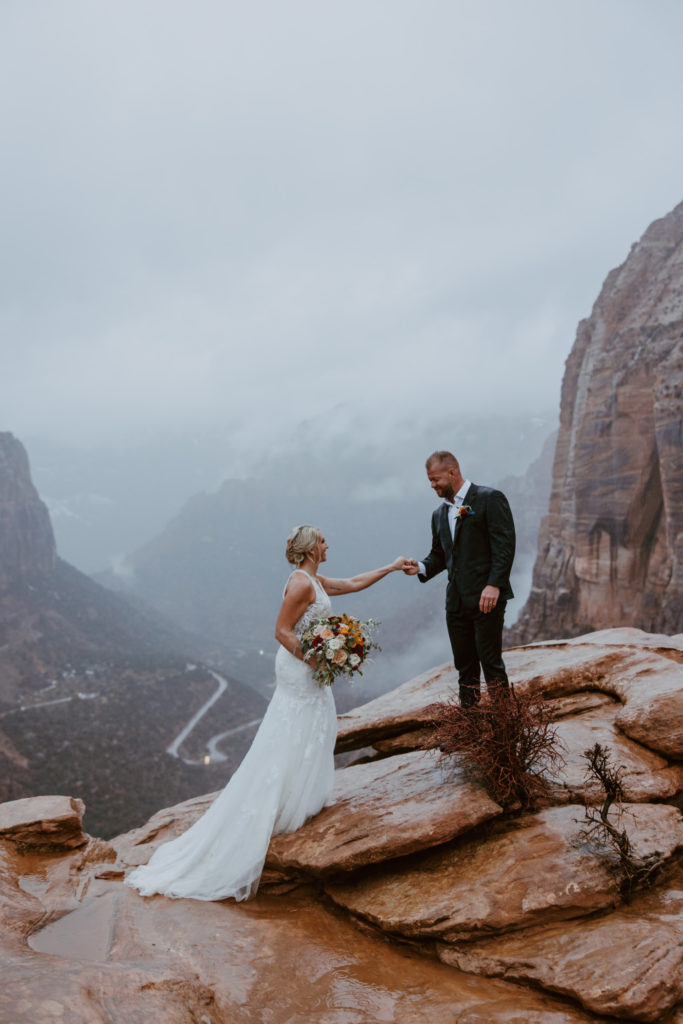 Melissa and Luke, Zion National Park Temple of Sinawava Utah Elopement - Southern Utah Photographer, Emily Dawn Photo