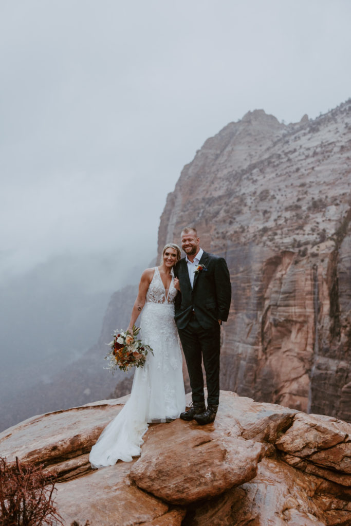 Melissa and Luke, Zion National Park Temple of Sinawava Utah Elopement - Southern Utah Photographer, Emily Dawn Photo