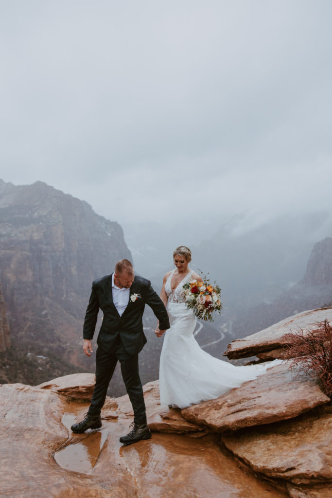 Melissa and Luke, Zion National Park Temple of Sinawava Utah Elopement - Southern Utah Photographer, Emily Dawn Photo