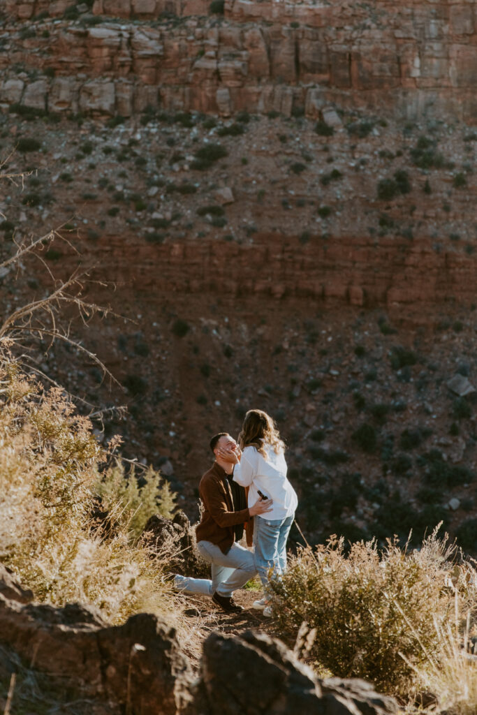 Eric and Diana | Zion National Park Proposal | Southern Utah Wedding and Elopement Photographer, Emily Dawn Photo