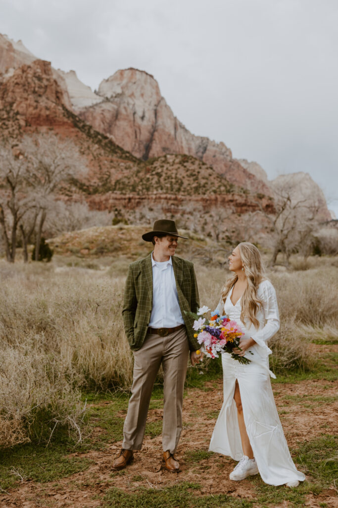 Allison and Chris | Zion National Park Bridals | Southern Utah Wedding and Elopement Photographer, Emily Dawn Photo