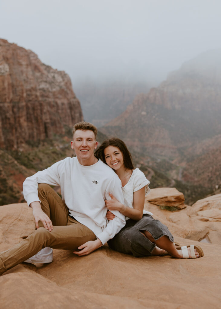 Kylie and Jackson | Zion National Park Engagements | Southern Utah Wedding and Elopement Photographer, Emily Dawn Photo