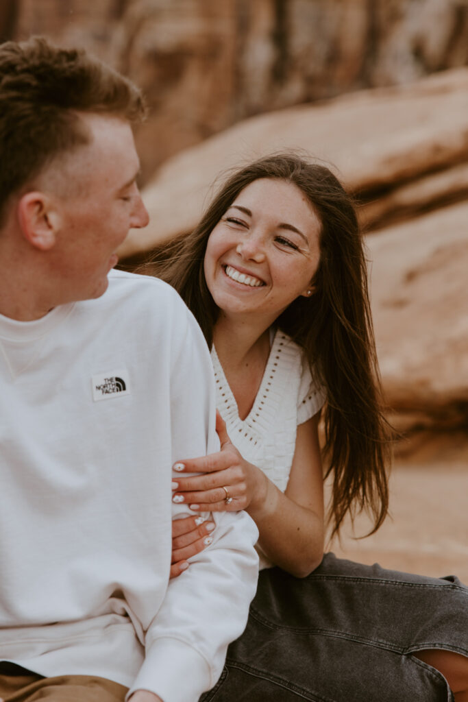 Kylie and Jackson | Zion National Park Engagements | Southern Utah Wedding and Elopement Photographer, Emily Dawn Photo