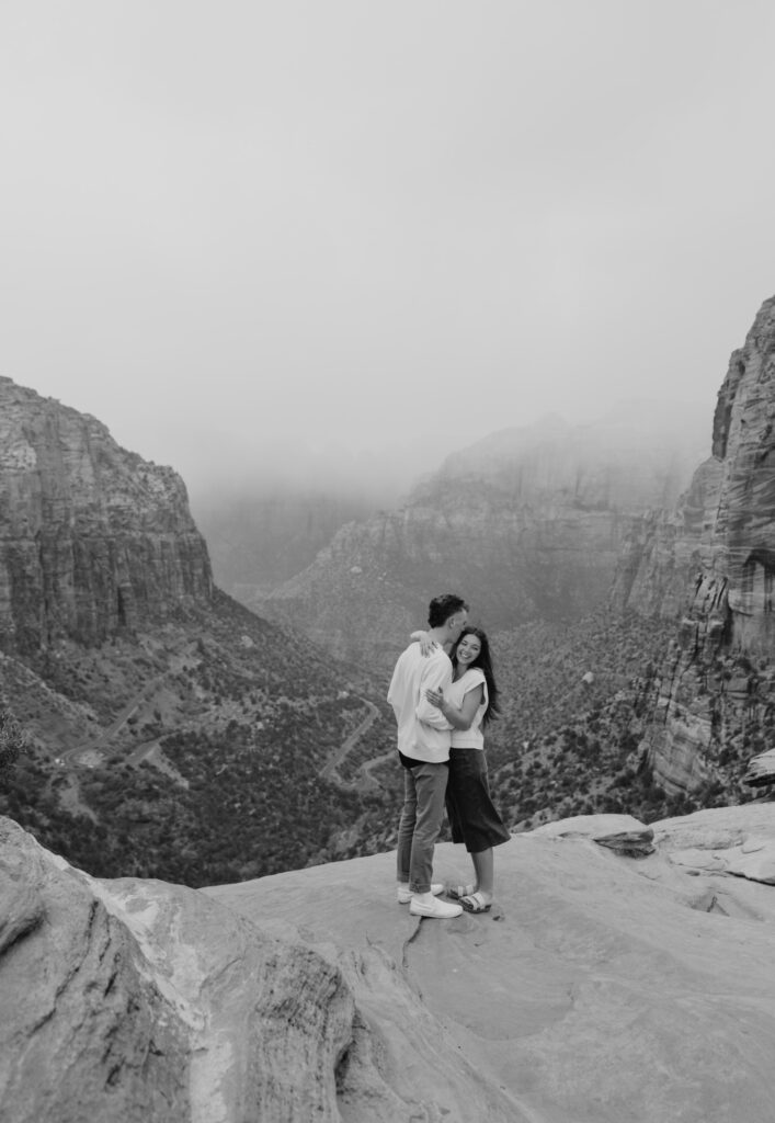 Kylie and Jackson | Zion National Park Engagements | Southern Utah Wedding and Elopement Photographer, Emily Dawn Photo