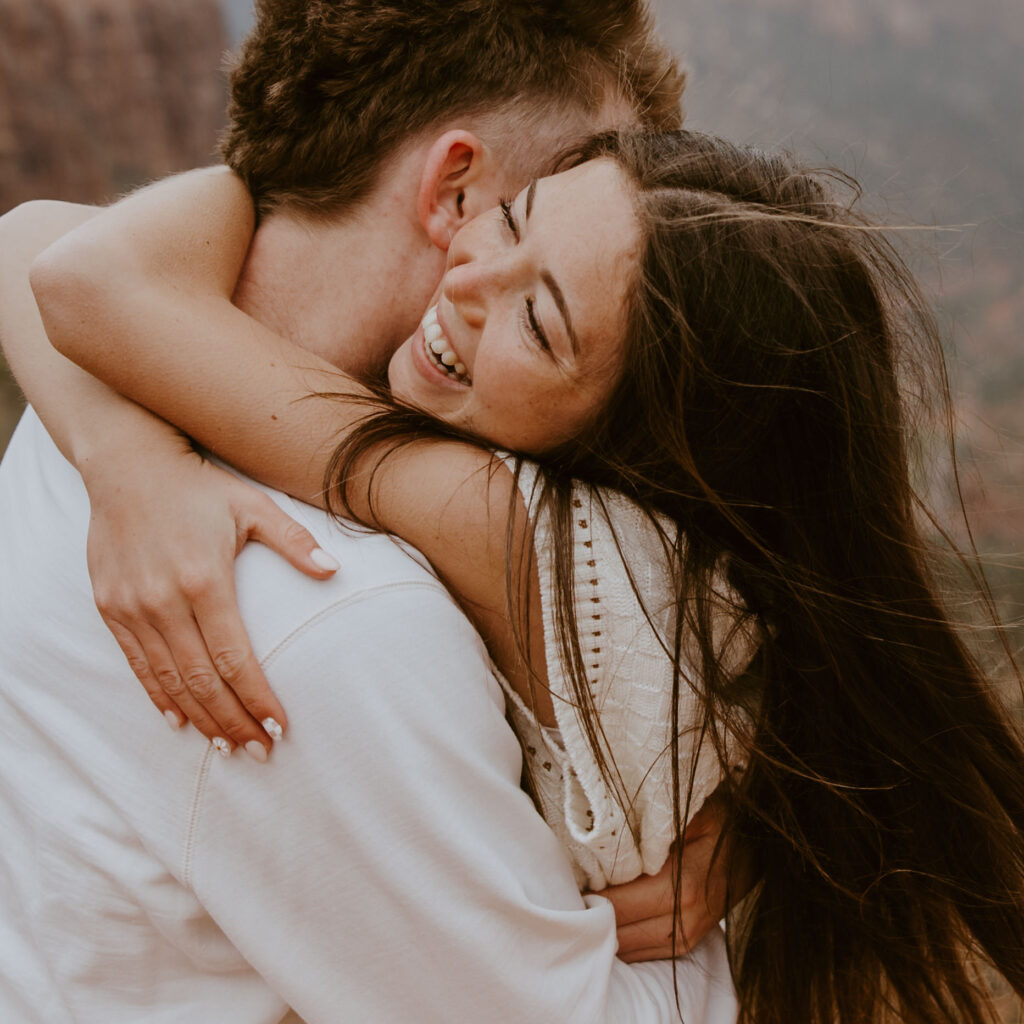 Kylie and Jackson | Zion National Park Engagements | Southern Utah Wedding and Elopement Photographer, Emily Dawn Photo