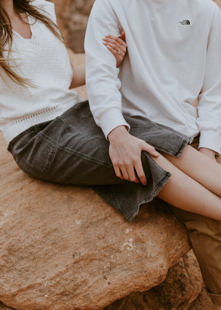 Kylie and Jackson | Zion National Park Engagements | Southern Utah Wedding and Elopement Photographer, Emily Dawn Photo