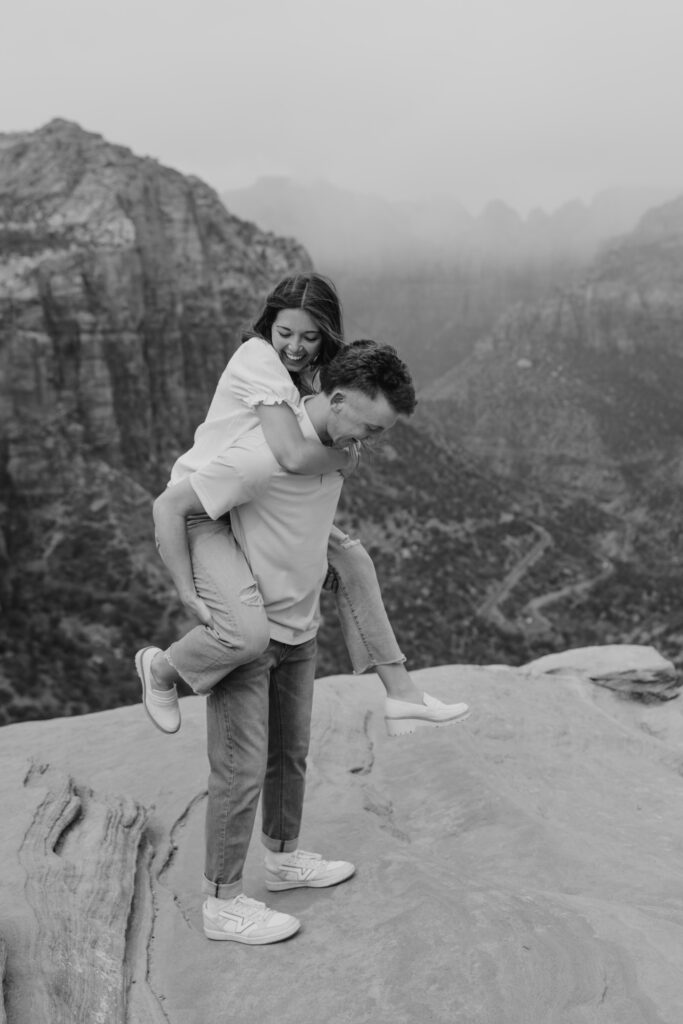 Kylie and Jackson | Zion National Park Engagements | Southern Utah Wedding and Elopement Photographer, Emily Dawn Photo