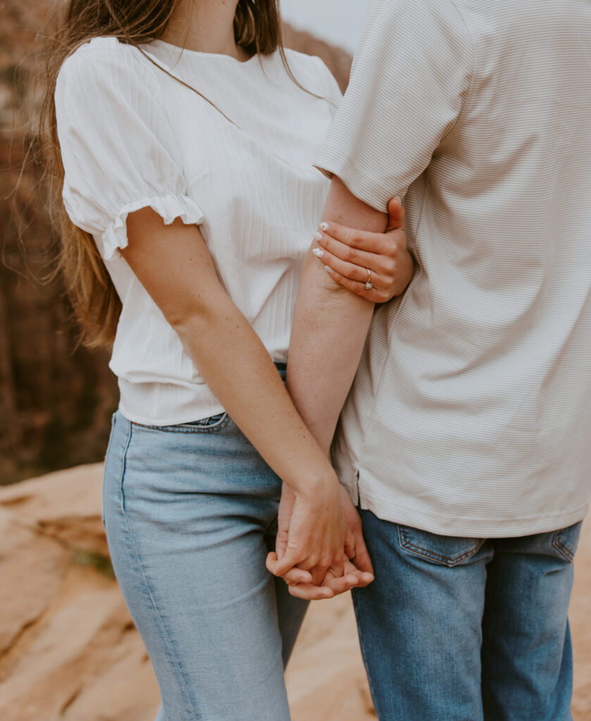 Kylie and Jackson | Zion National Park Engagements | Southern Utah Wedding and Elopement Photographer, Emily Dawn Photo