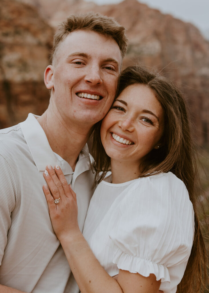 Kylie and Jackson | Zion National Park Engagements | Southern Utah Wedding and Elopement Photographer, Emily Dawn Photo