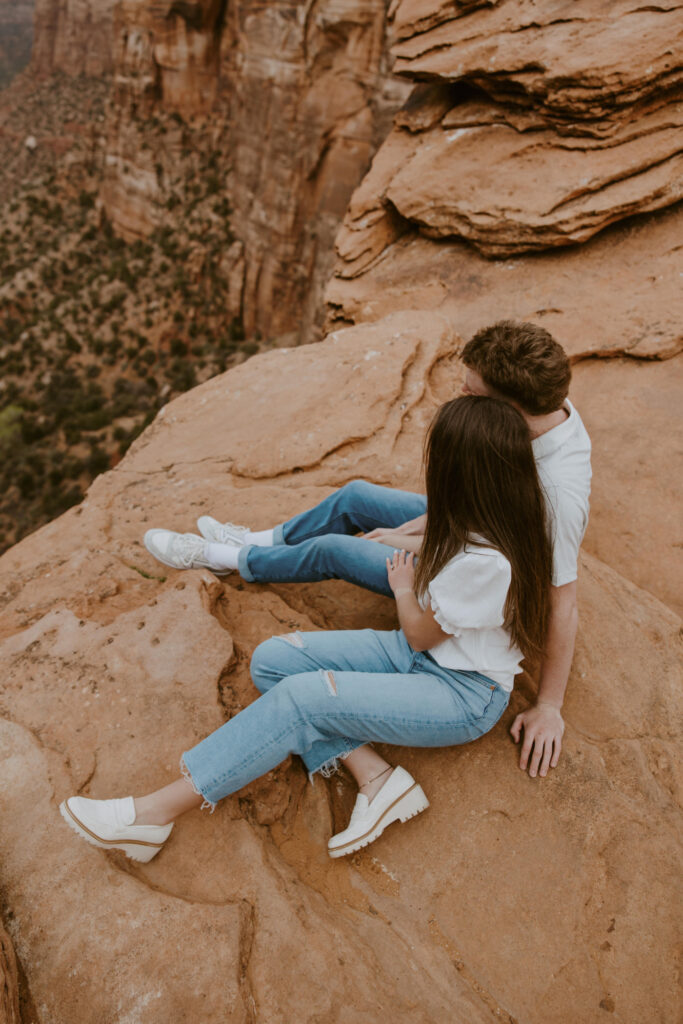 Kylie and Jackson | Zion National Park Engagements | Southern Utah Wedding and Elopement Photographer, Emily Dawn Photo