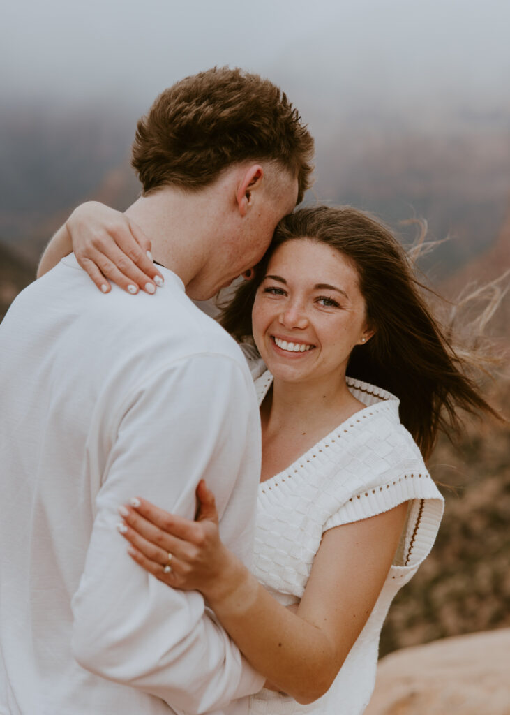 Kylie and Jackson | Zion National Park Engagements | Southern Utah Wedding and Elopement Photographer, Emily Dawn Photo