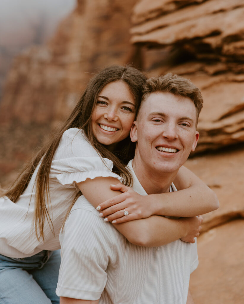 Kylie and Jackson | Zion National Park Engagements | Southern Utah Wedding and Elopement Photographer, Emily Dawn Photo