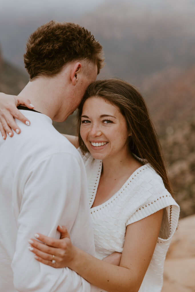 Kylie and Jackson | Zion National Park Engagements | Southern Utah Wedding and Elopement Photographer, Emily Dawn Photo