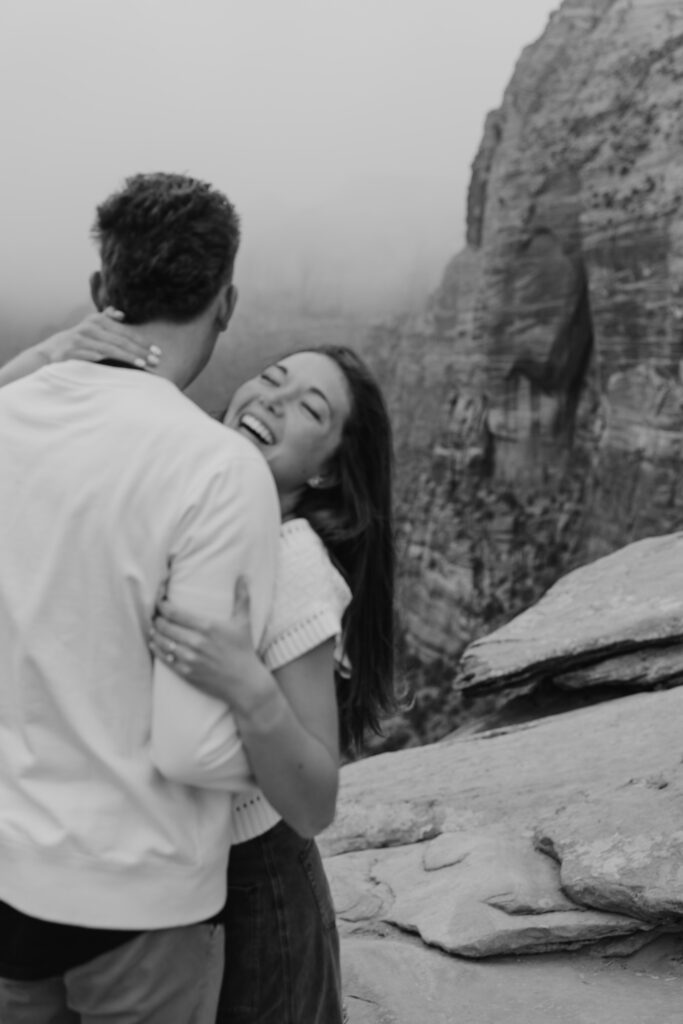 Kylie and Jackson | Zion National Park Engagements | Southern Utah Wedding and Elopement Photographer, Emily Dawn Photo