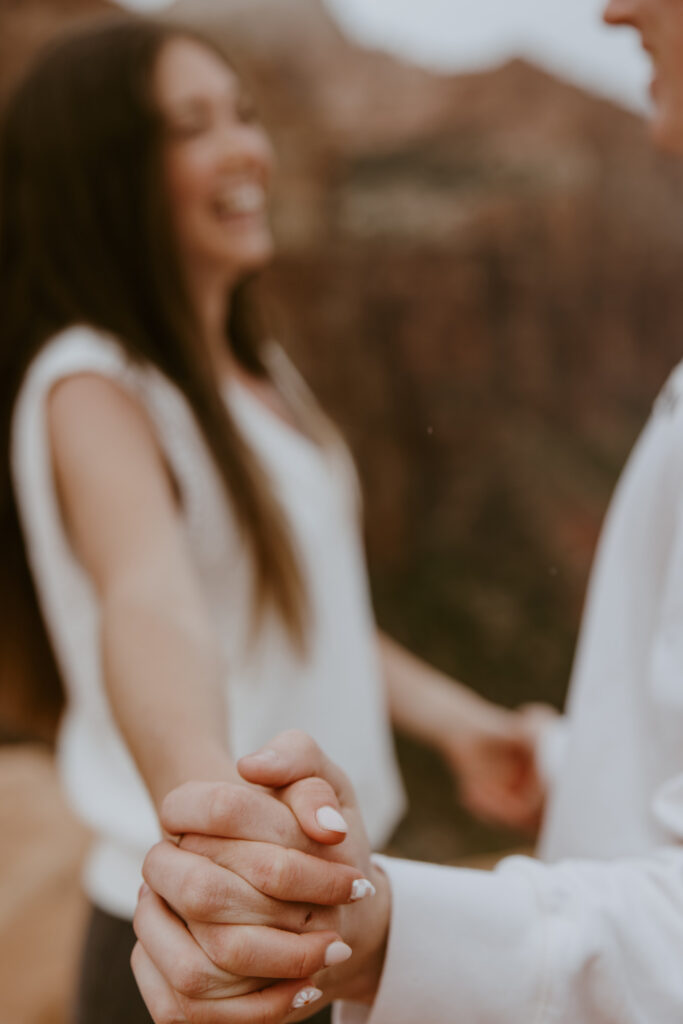 Kylie and Jackson | Zion National Park Engagements | Southern Utah Wedding and Elopement Photographer, Emily Dawn Photo