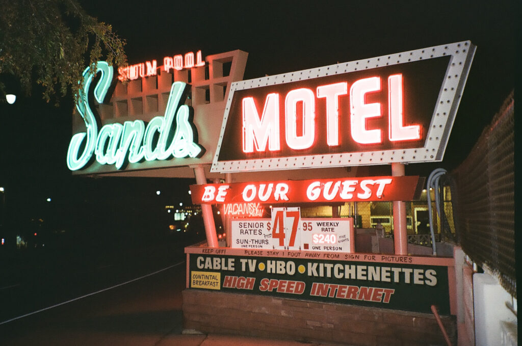 Caitlyn and Kolby | St. George, Utah Vintage Motel Couples Photoshoot | Southern Utah Wedding and Elopement Photographer, Emily Dawn Photo