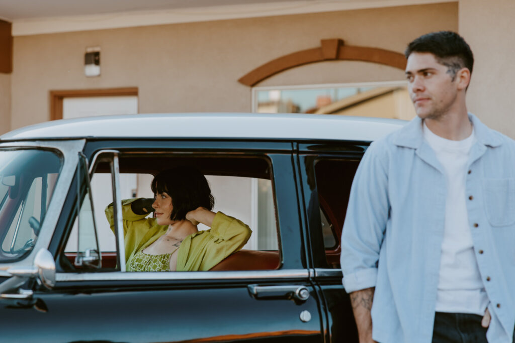 Caitlyn and Kolby | St. George, Utah Vintage Motel Couples Photoshoot | Southern Utah Wedding and Elopement Photographer, Emily Dawn Photo