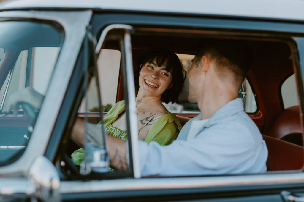 Caitlyn and Kolby | St. George, Utah Vintage Motel Couples Photoshoot | Southern Utah Wedding and Elopement Photographer, Emily Dawn Photo