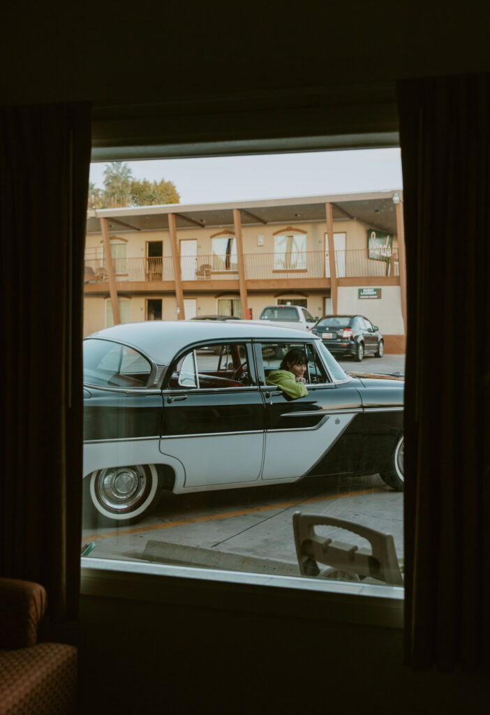 Caitlyn and Kolby | St. George, Utah Vintage Motel Couples Photoshoot | Southern Utah Wedding and Elopement Photographer, Emily Dawn Photo