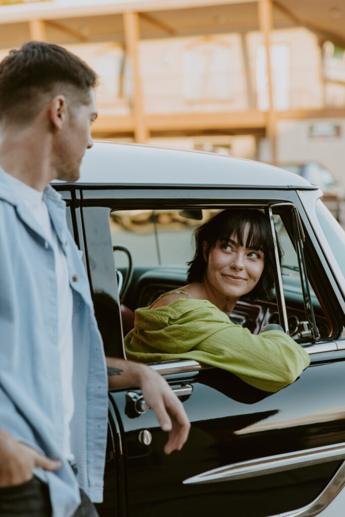 Caitlyn and Kolby | St. George, Utah Vintage Motel Couples Photoshoot | Southern Utah Wedding and Elopement Photographer, Emily Dawn Photo