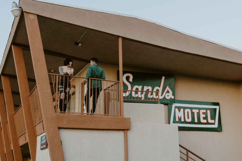 Caitlyn and Kolby | St. George, Utah Vintage Motel Couples Photoshoot | Southern Utah Wedding and Elopement Photographer, Emily Dawn Photo