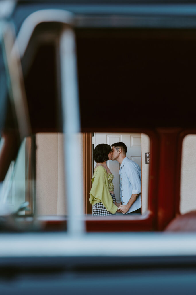 Caitlyn and Kolby | St. George, Utah Vintage Motel Couples Photoshoot | Southern Utah Wedding and Elopement Photographer, Emily Dawn Photo