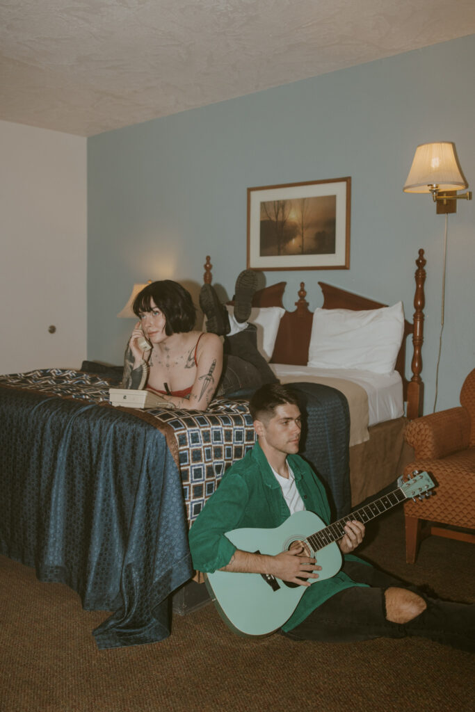 Caitlyn and Kolby | St. George, Utah Vintage Motel Couples Photoshoot | Southern Utah Wedding and Elopement Photographer, Emily Dawn Photo