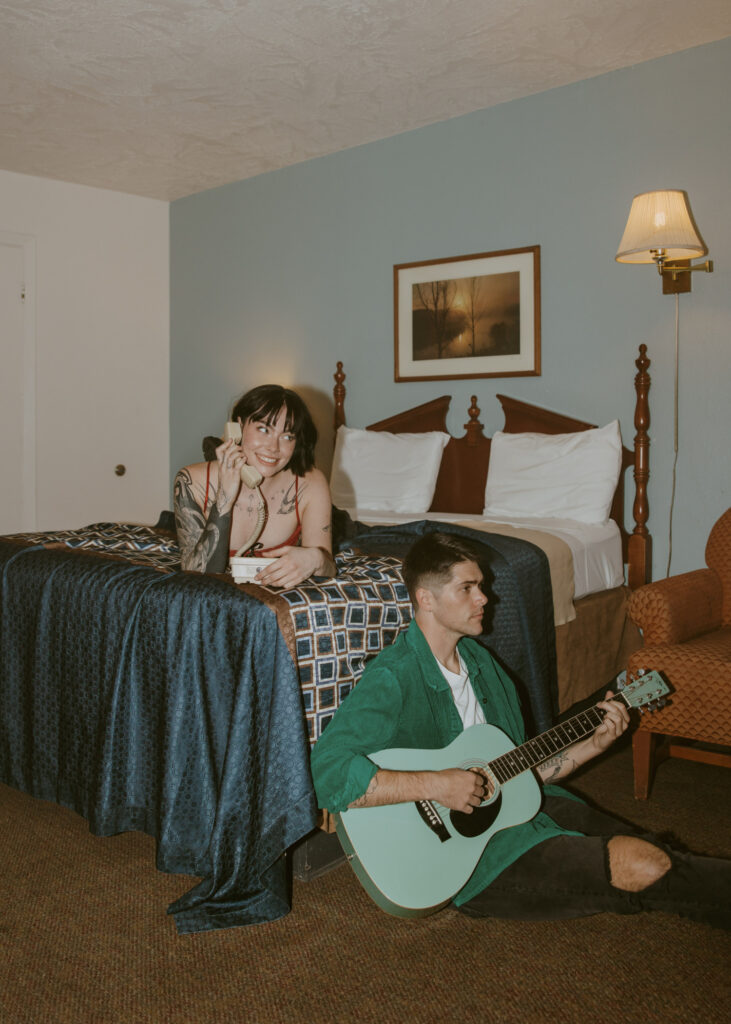 Caitlyn and Kolby | St. George, Utah Vintage Motel Couples Photoshoot | Southern Utah Wedding and Elopement Photographer, Emily Dawn Photo